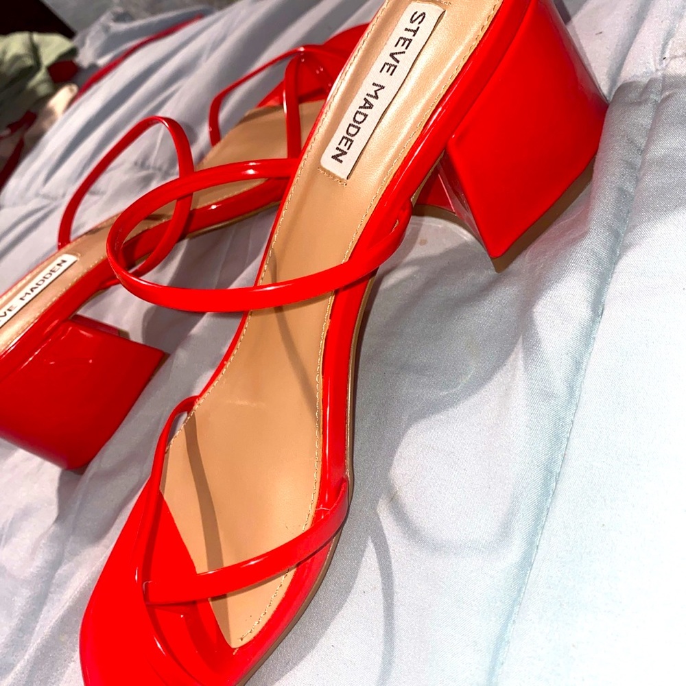 Steve Madden Red Heels